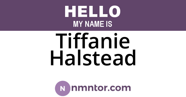 Tiffanie Halstead