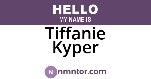 Tiffanie Kyper
