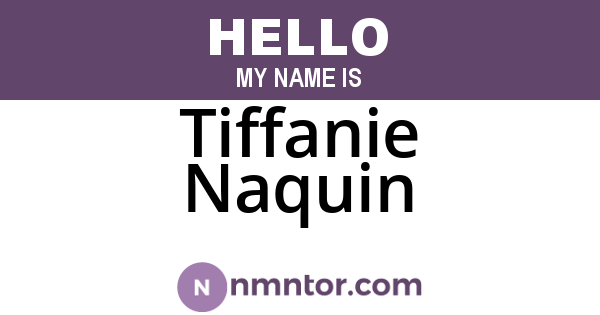 Tiffanie Naquin