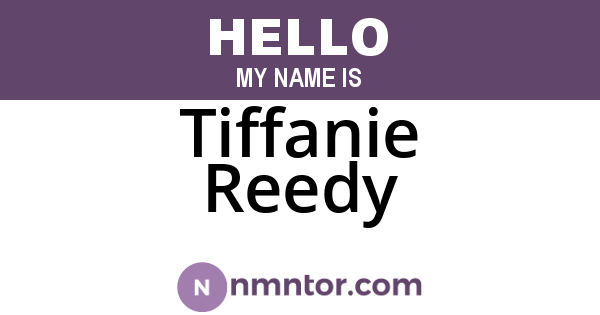 Tiffanie Reedy