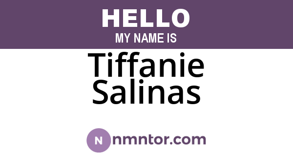 Tiffanie Salinas