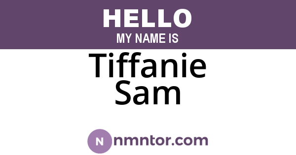 Tiffanie Sam