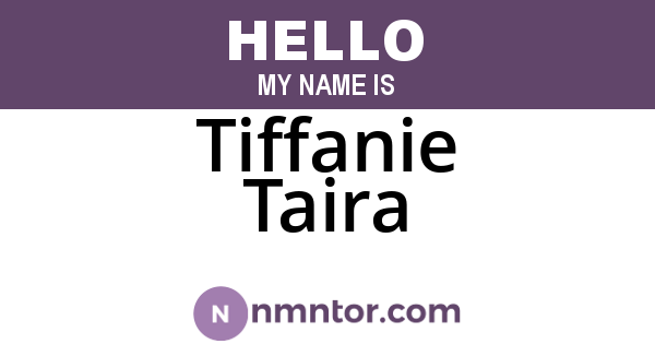 Tiffanie Taira