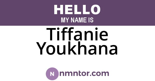 Tiffanie Youkhana