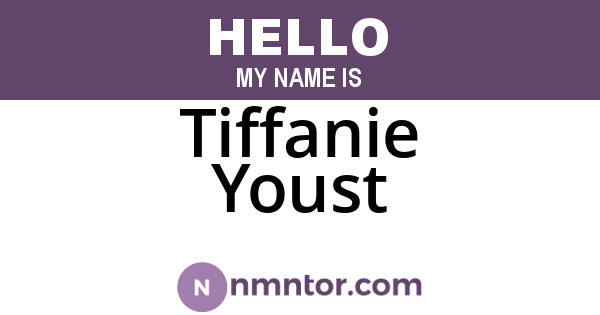 Tiffanie Youst