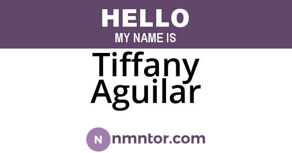 Tiffany Aguilar