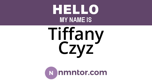 Tiffany Czyz