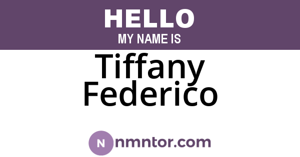 Tiffany Federico