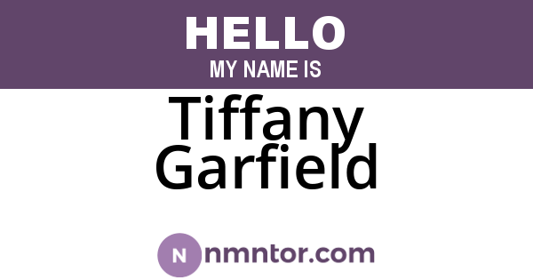Tiffany Garfield