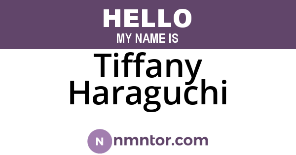 Tiffany Haraguchi