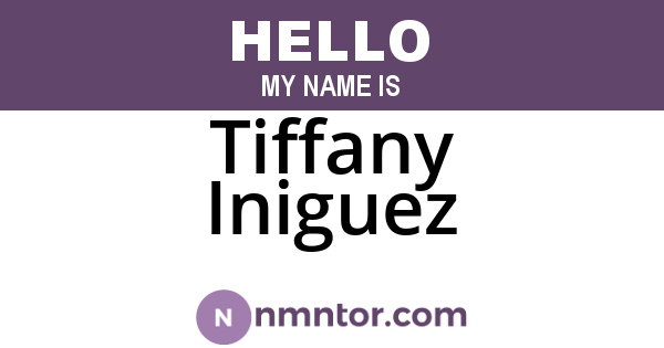Tiffany Iniguez