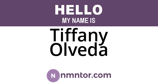 Tiffany Olveda