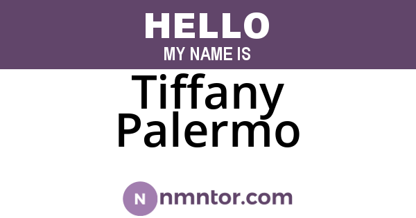 Tiffany Palermo