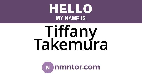 Tiffany Takemura