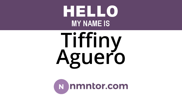 Tiffiny Aguero