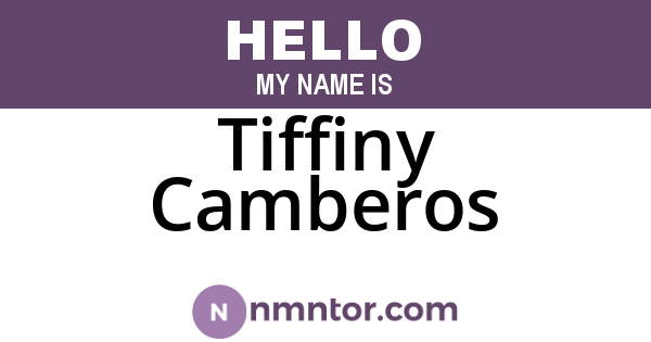 Tiffiny Camberos
