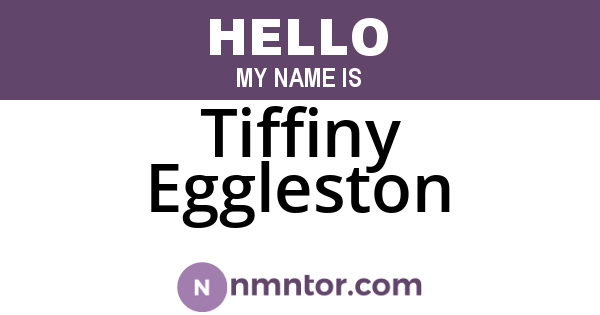 Tiffiny Eggleston