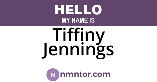 Tiffiny Jennings