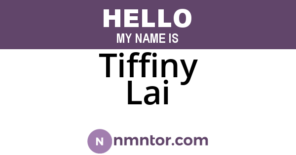 Tiffiny Lai