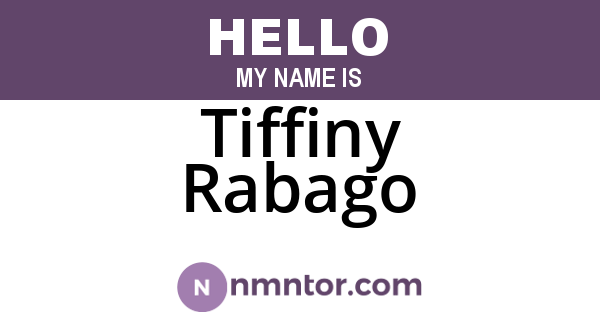 Tiffiny Rabago