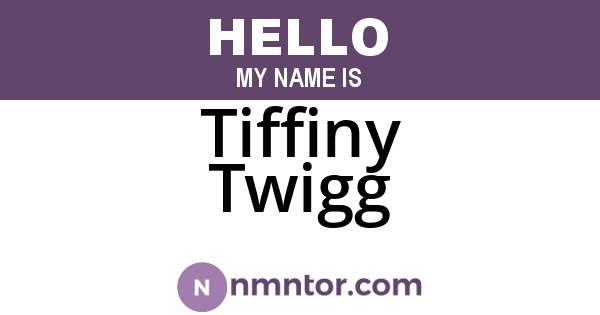 Tiffiny Twigg