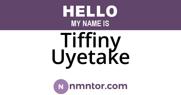 Tiffiny Uyetake