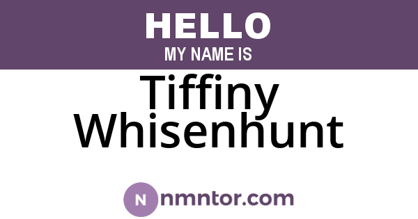 Tiffiny Whisenhunt