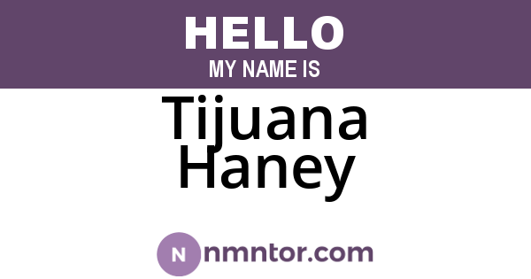 Tijuana Haney
