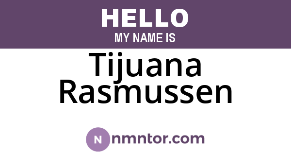 Tijuana Rasmussen