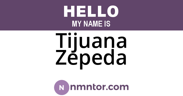 Tijuana Zepeda