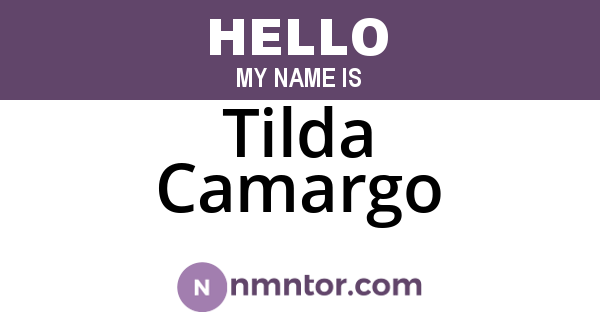 Tilda Camargo