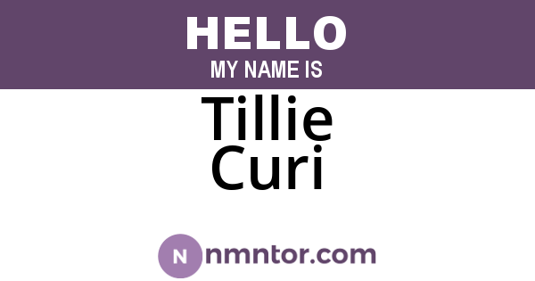 Tillie Curi