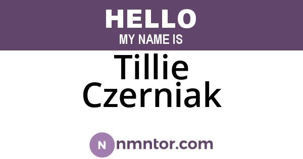 Tillie Czerniak