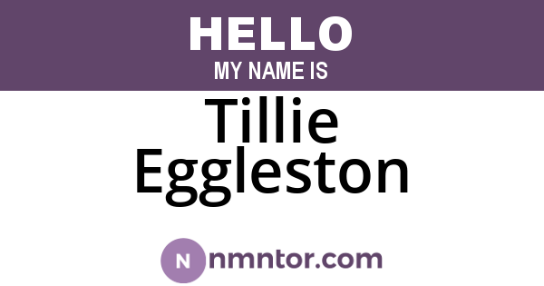 Tillie Eggleston