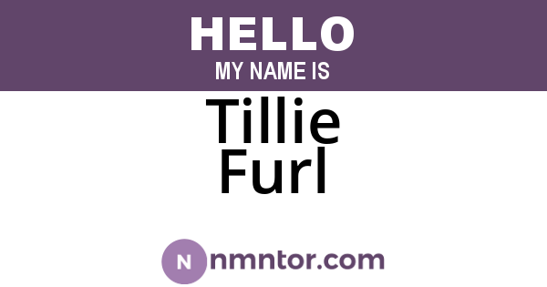 Tillie Furl