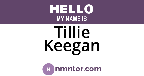 Tillie Keegan