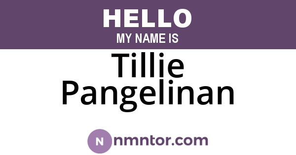 Tillie Pangelinan