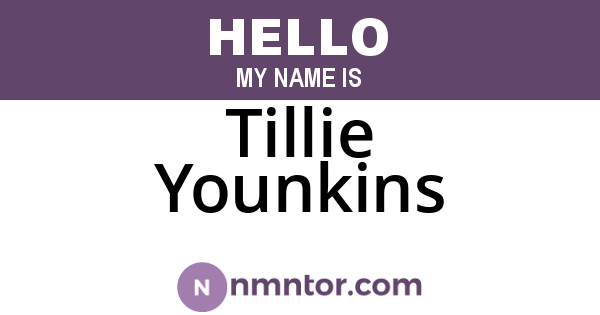 Tillie Younkins
