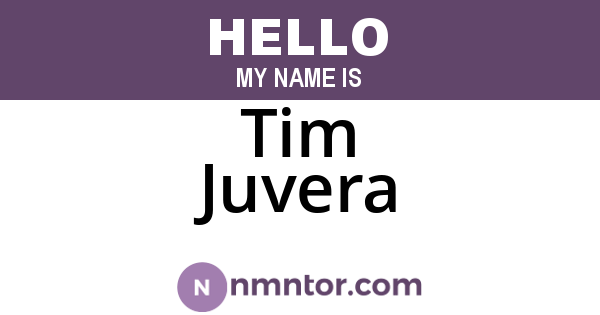 Tim Juvera