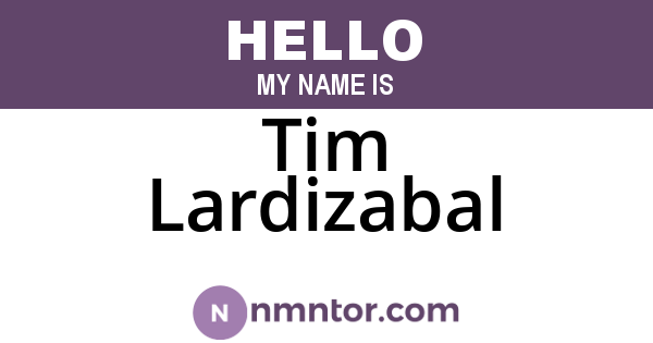 Tim Lardizabal