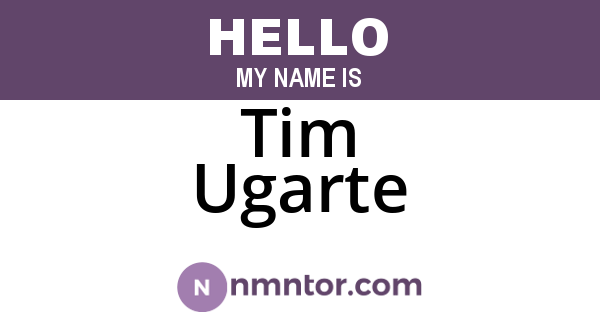 Tim Ugarte