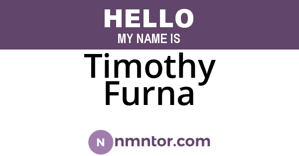 Timothy Furna