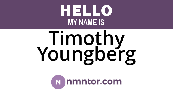 Timothy Youngberg