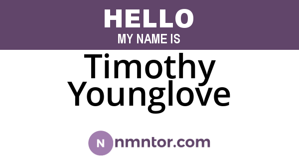 Timothy Younglove