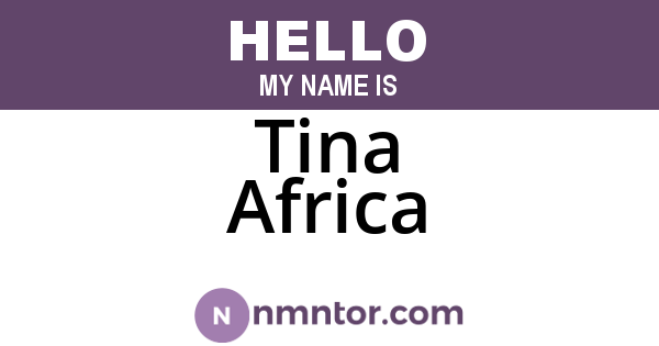 Tina Africa