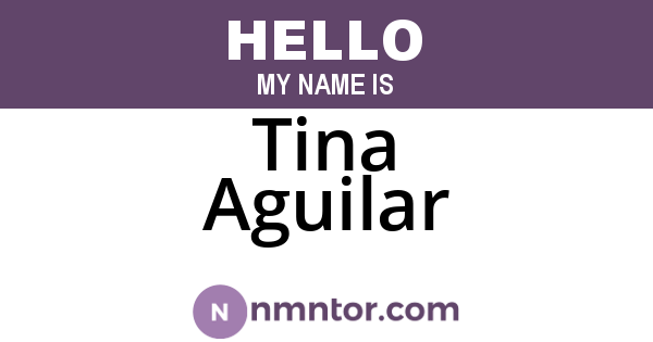 Tina Aguilar