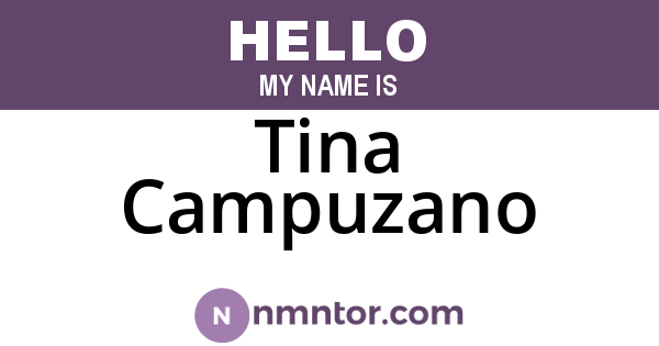 Tina Campuzano