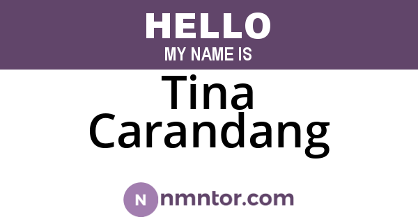 Tina Carandang