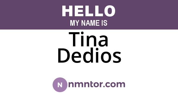 Tina Dedios