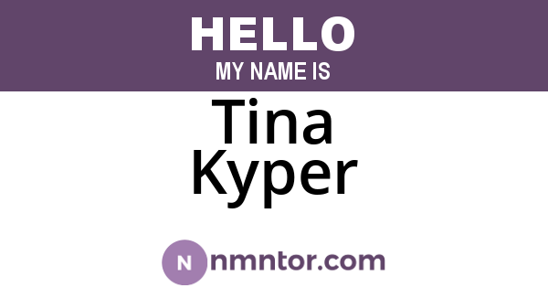 Tina Kyper